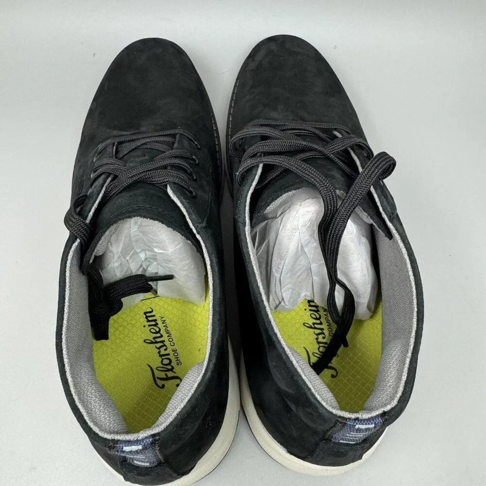 Florsheim Shoes Mens Size 8 Medium Black Leather Comfortech Chukka Casual Boots